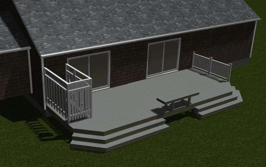 Deck design plans and blueprints