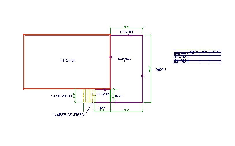 Deck Measurement Diagram