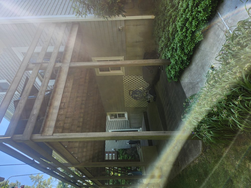 Old deck before renovation