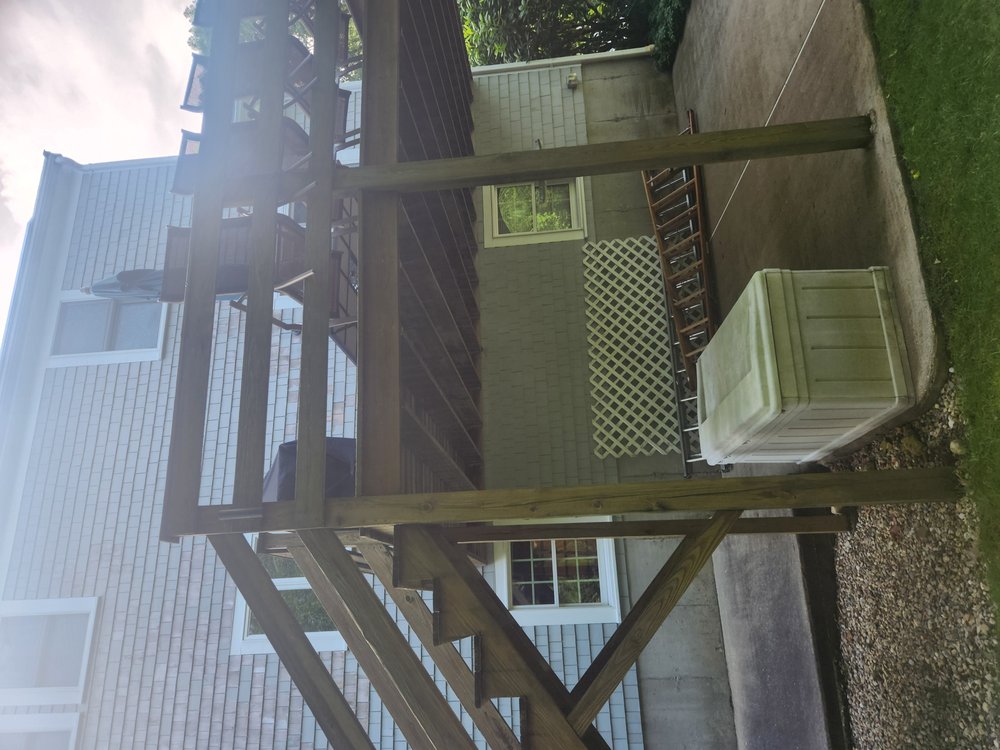 Really old rickety stairway